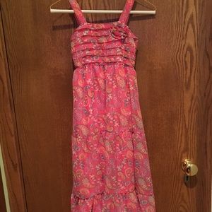Girls size 7 maxi dress.